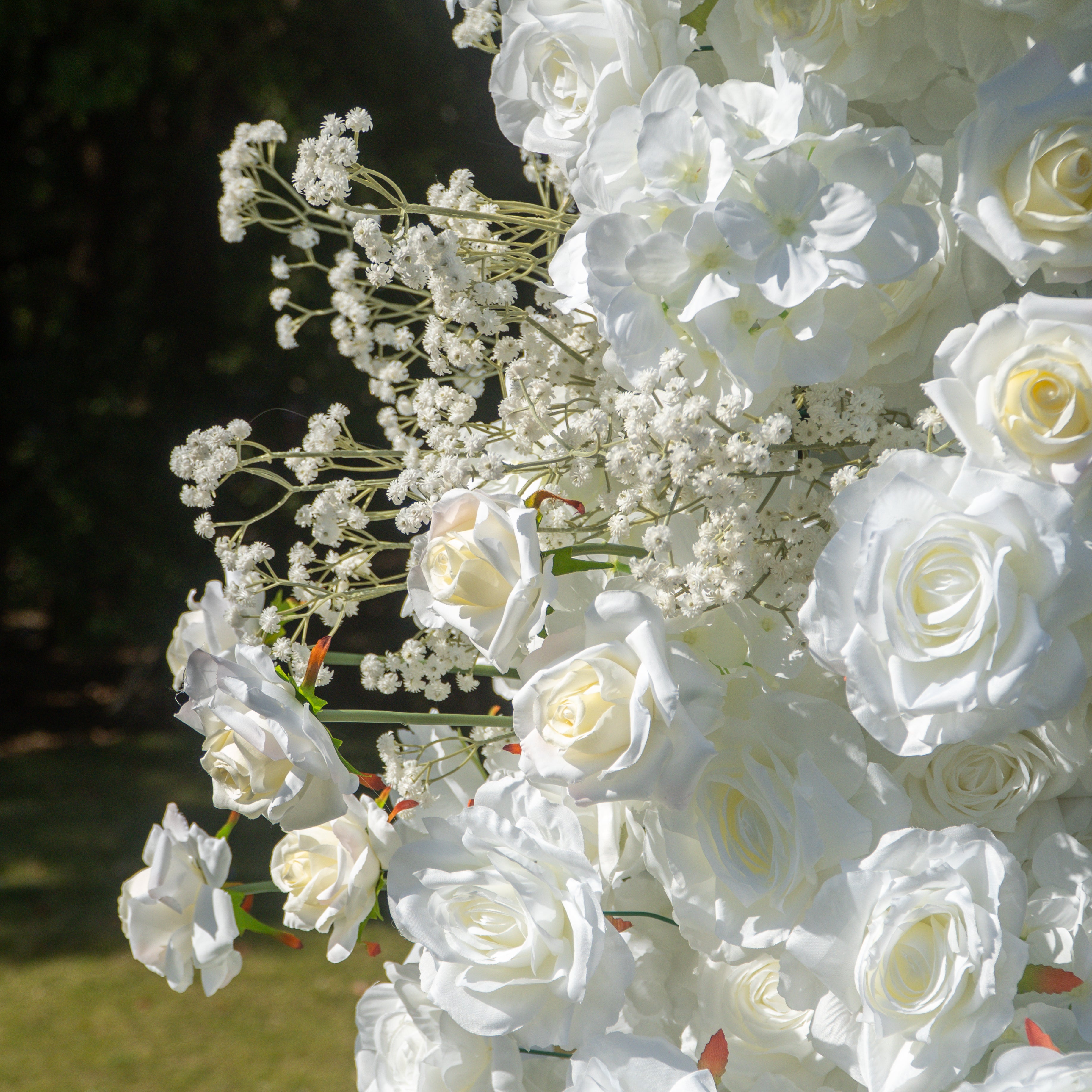 Nimue：Wedding Party Background Floral Arch Decoration Including Frame