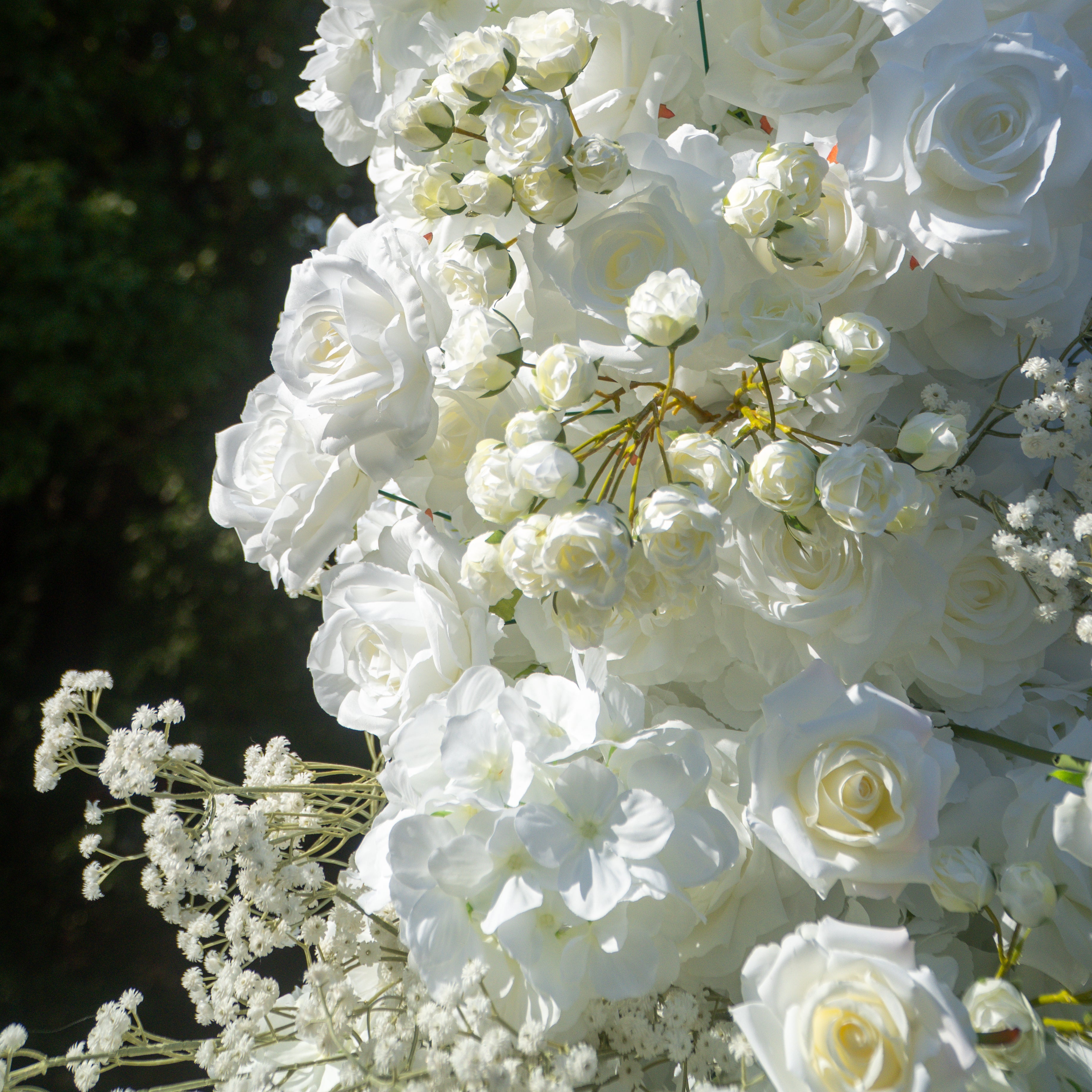 Nimue：Wedding Party Background Floral Arch Decoration Including Frame