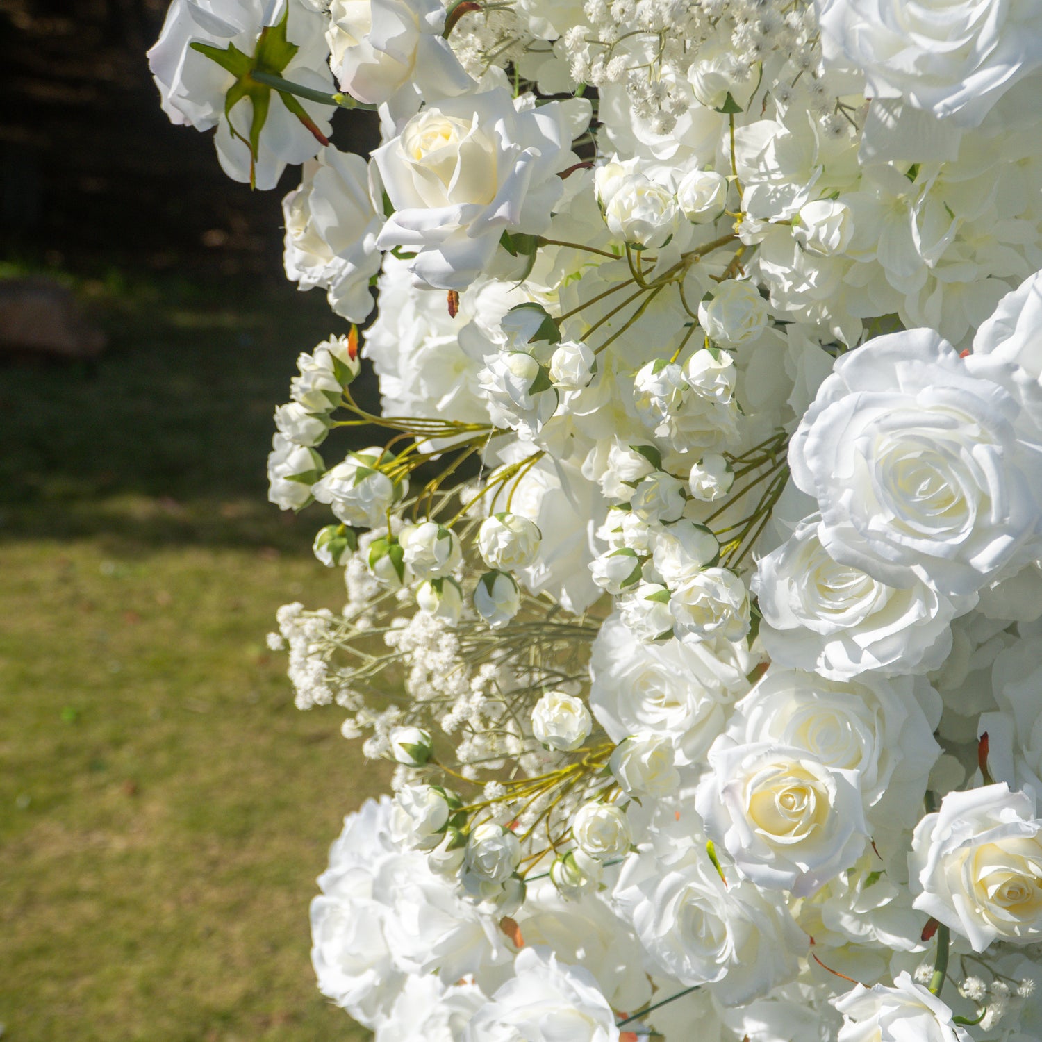 Nimue：Wedding Party Background Floral Arch Decoration Including Frame