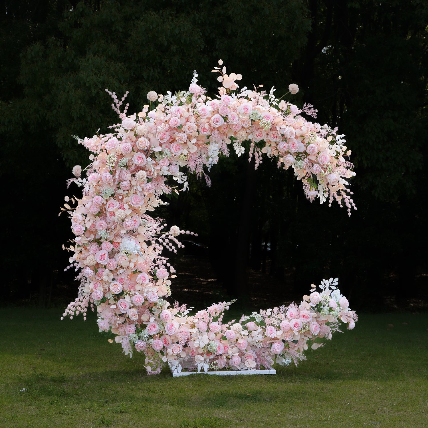 Nectar ：Wedding Party Background Floral Arch Decoration Including Frame
