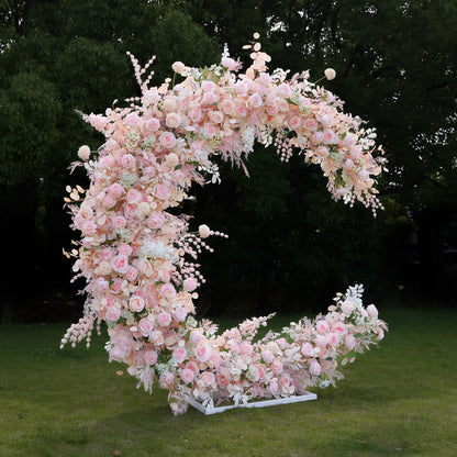 Nectar ：Wedding Party Background Floral Arch Decoration Including Frame