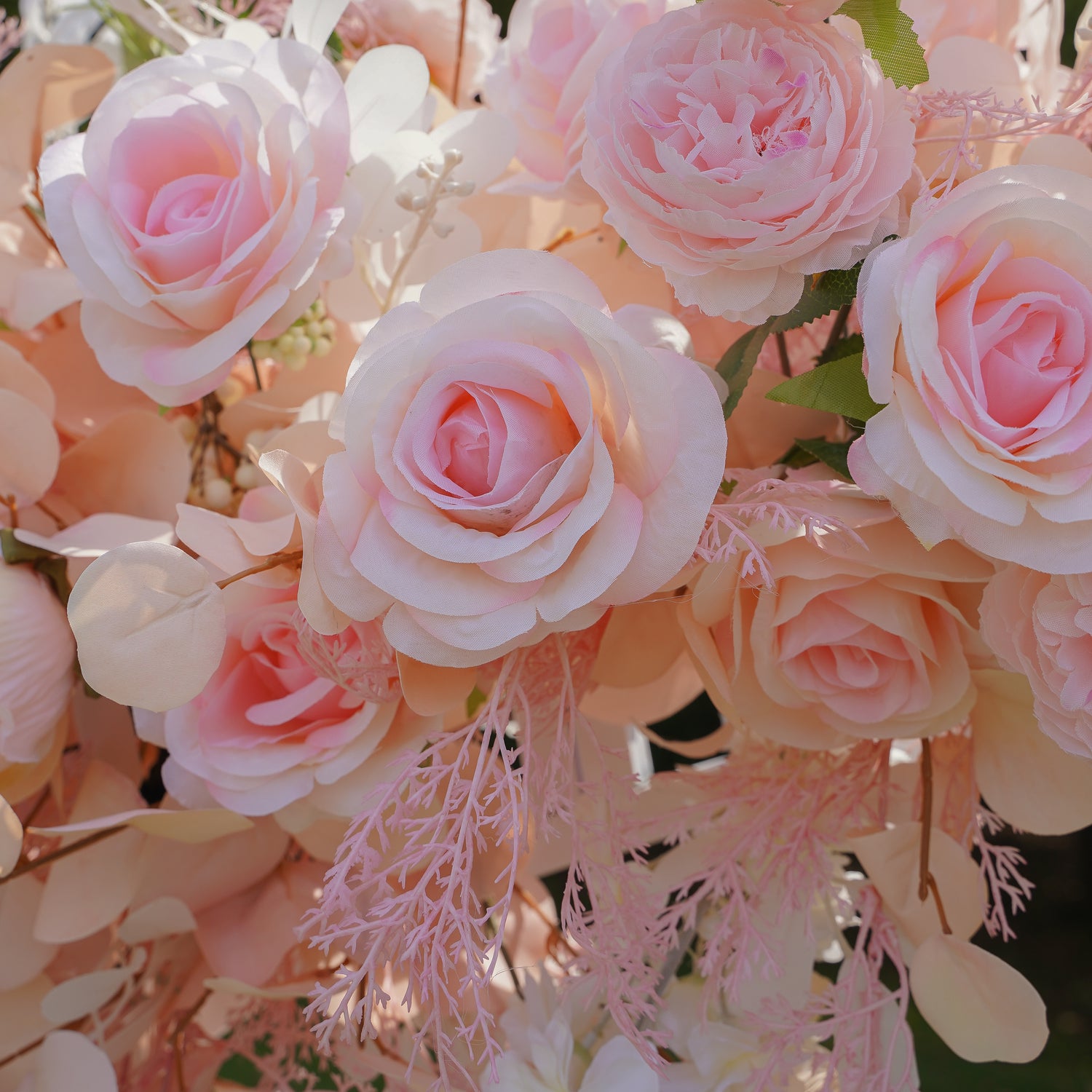 Nectar ：Wedding Party Background Floral Arch Decoration Including Frame