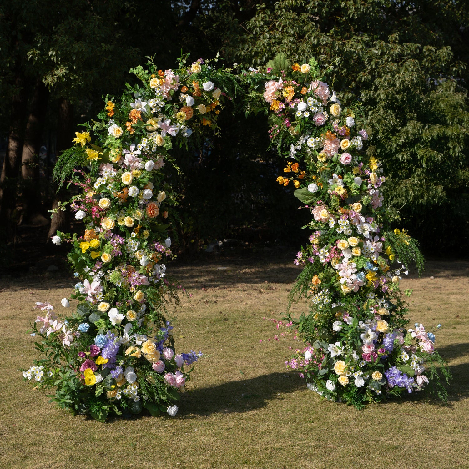 Aglaia：2026 New Popular Wedding Party Event Background Floral Arch Decoration (Including Frame)