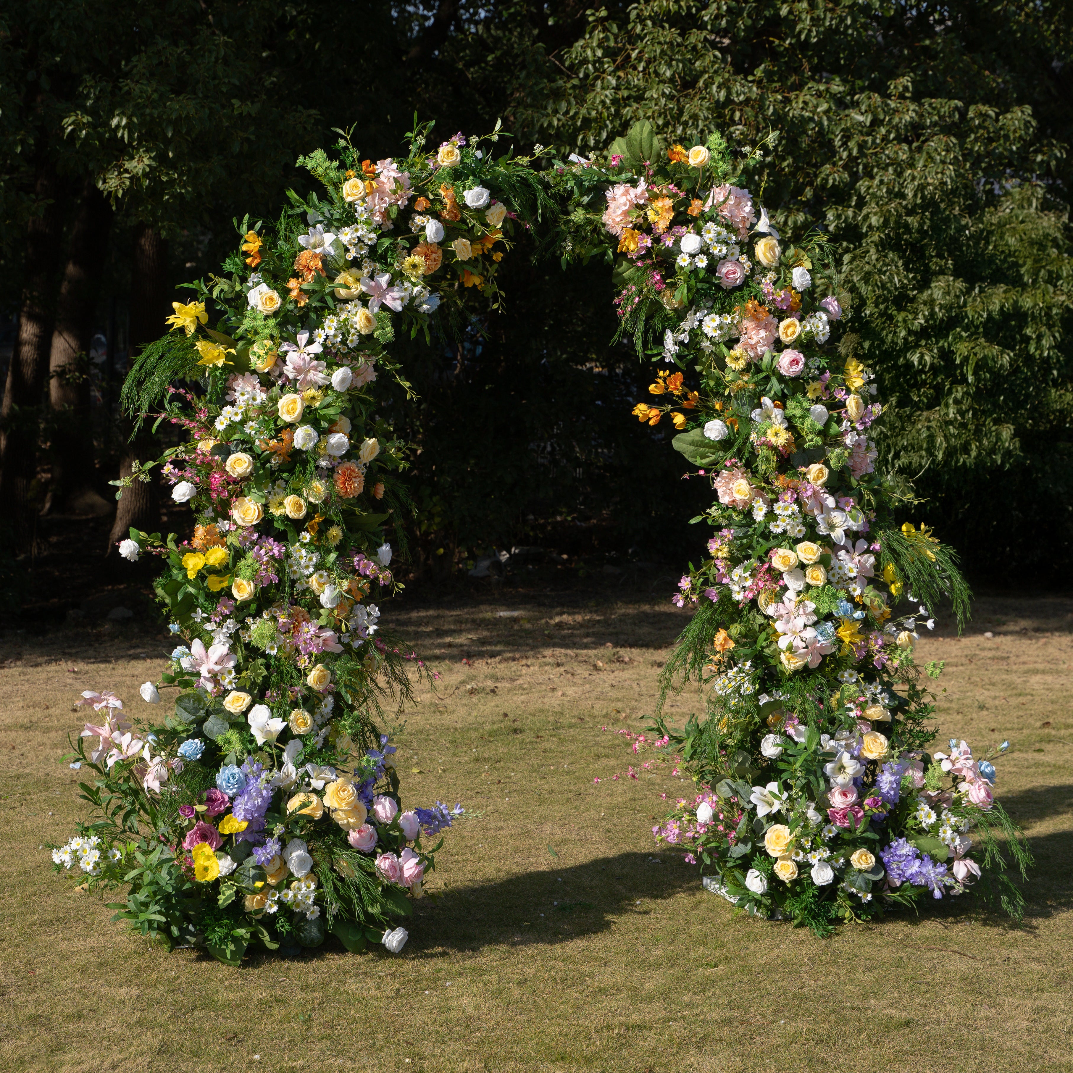 Aglaia：2026 New Popular Wedding Party Event Background Floral Arch Decoration (Including Frame)