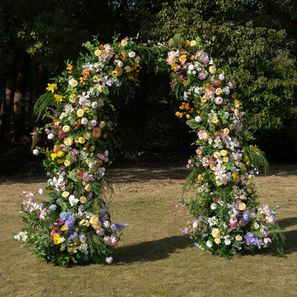 Aglaia：2026 New Popular Wedding Party Event Background Floral Arch Decoration (Including Frame)