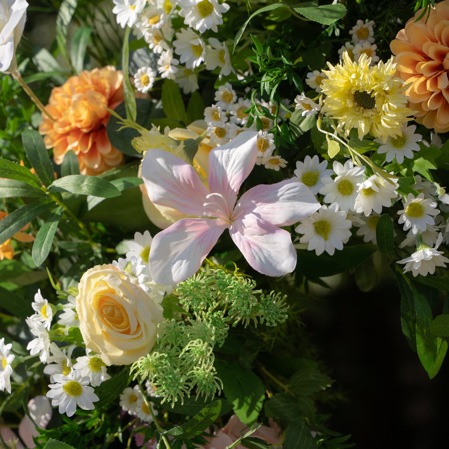 Aglaia：2026 New Popular Wedding Party Event Background Floral Arch Decoration (Including Frame)