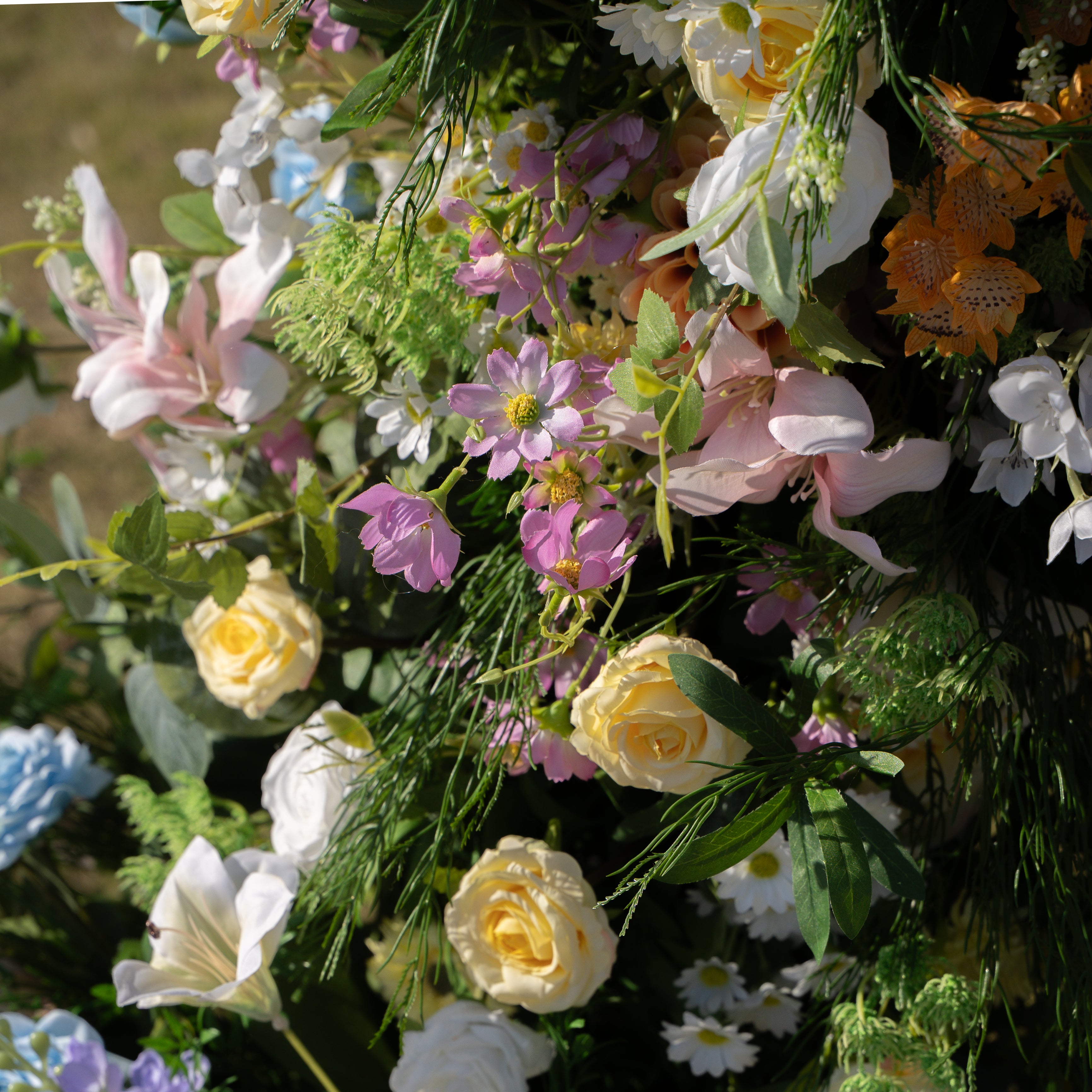 Aglaia：2026 New Popular Wedding Party Event Background Floral Arch Decoration (Including Frame)