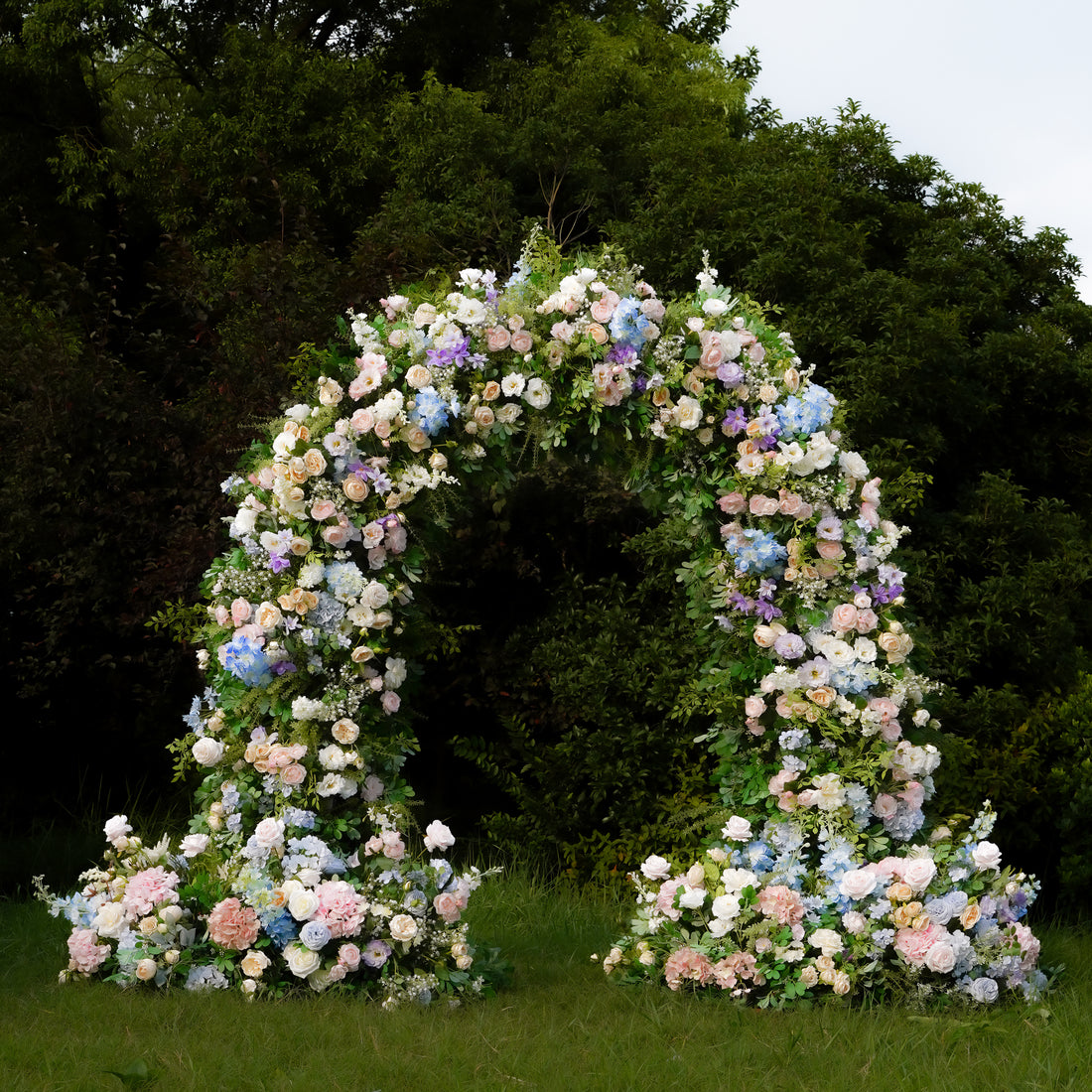 Halo  New Wedding Party Background Floral Arch Decoration Including Frame