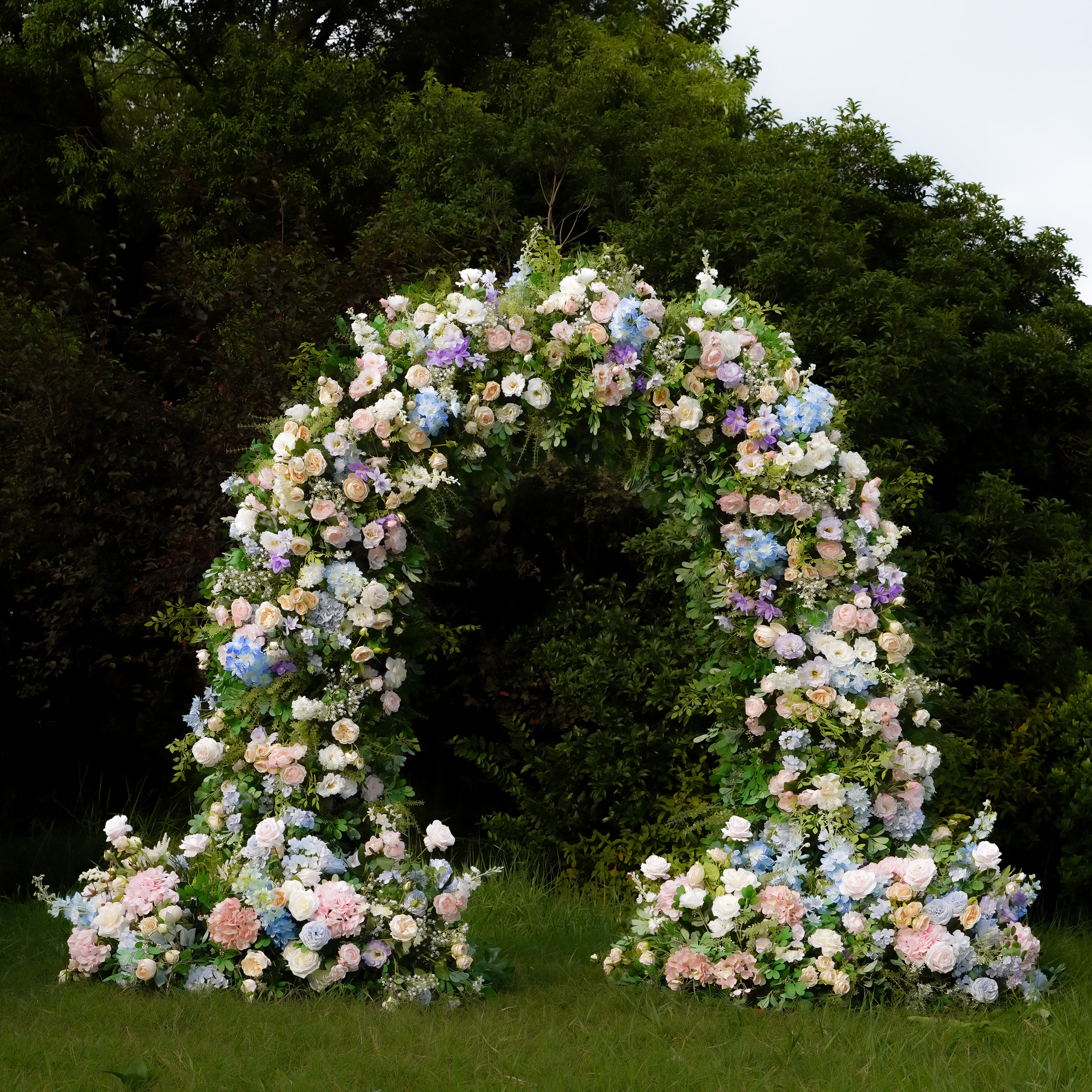 Halo  New Wedding Party Background Floral Arch Decoration Including Frame