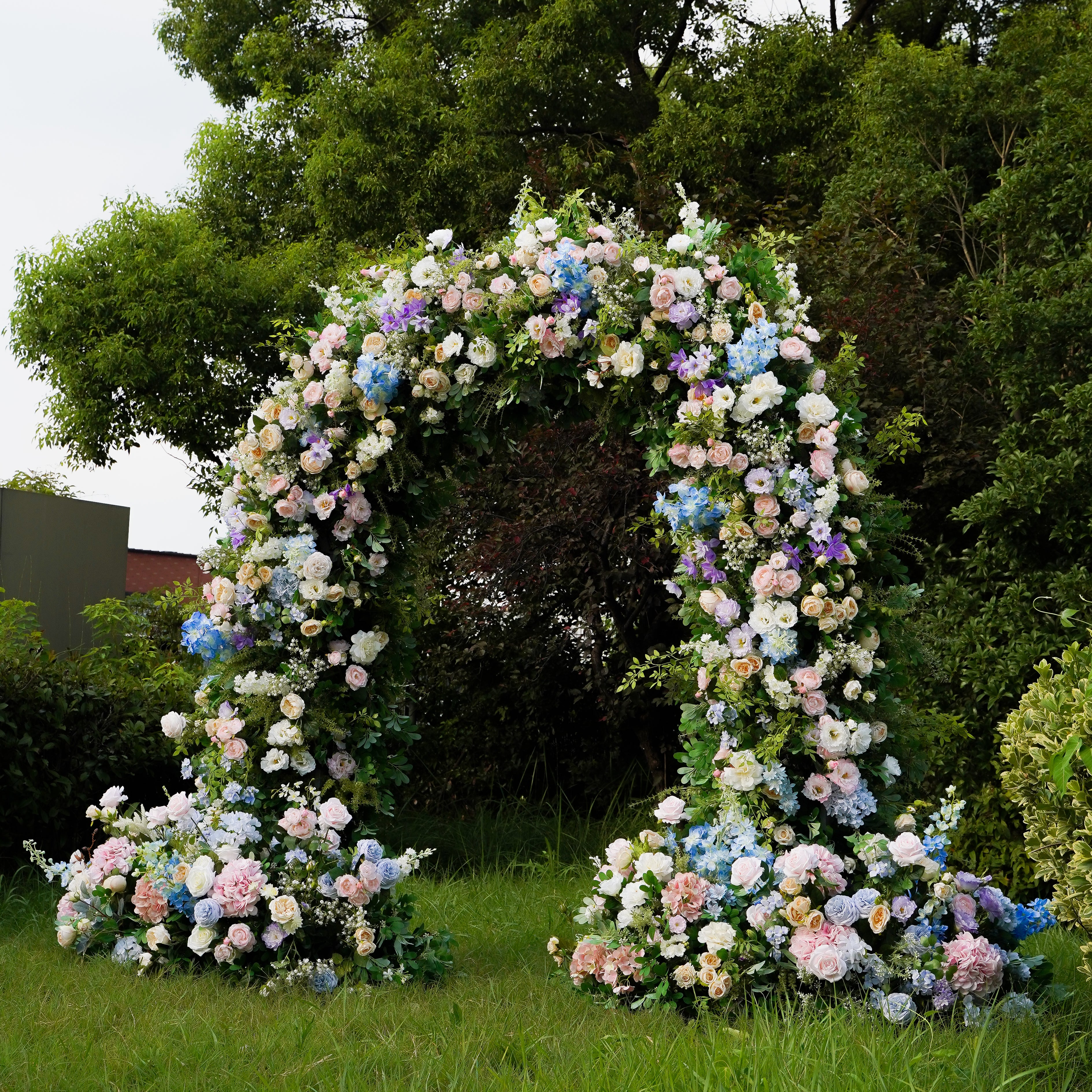 Halo  New Wedding Party Background Floral Arch Decoration Including Frame