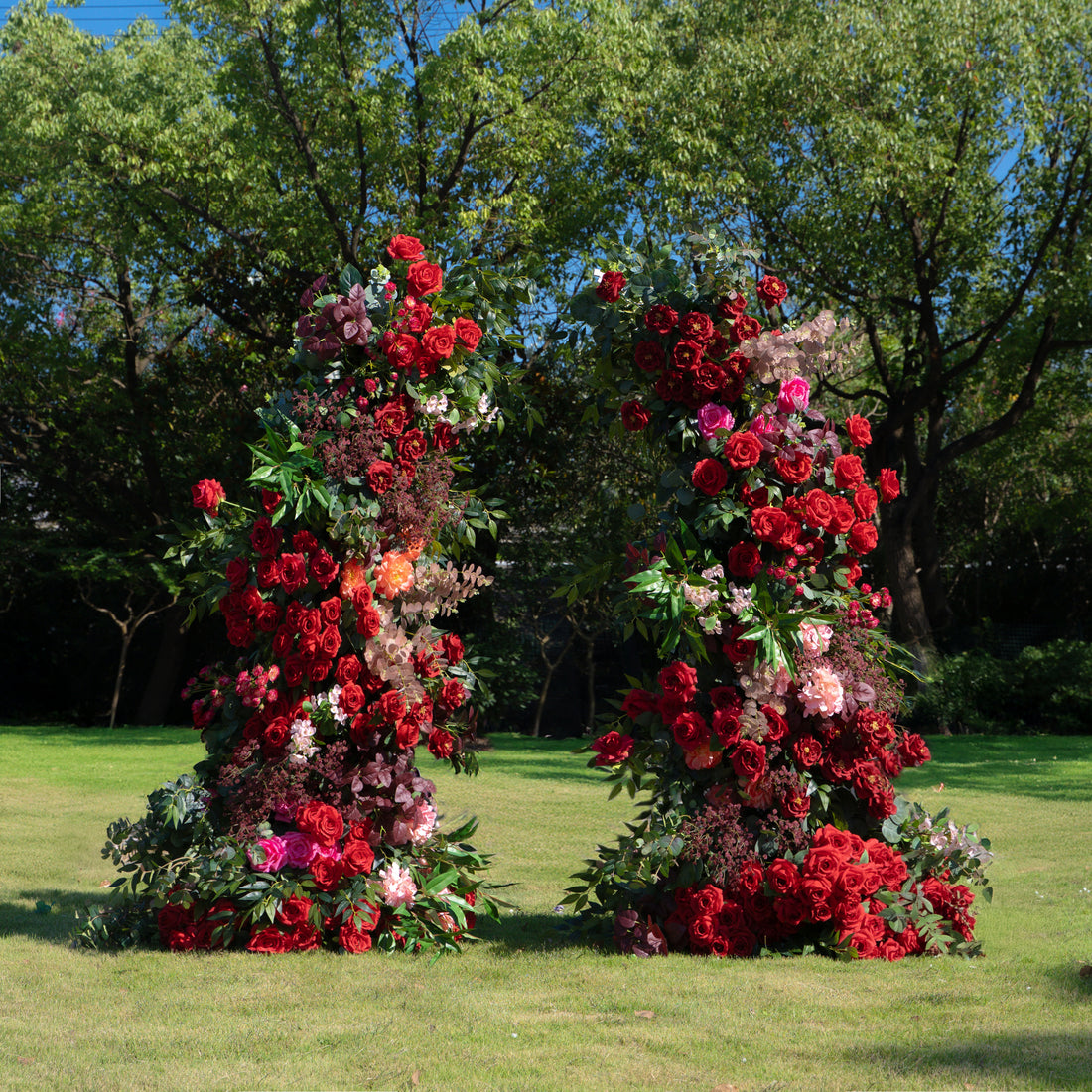 Blaze：Wedding Party Background Floral Arch Decoration Including Frame
