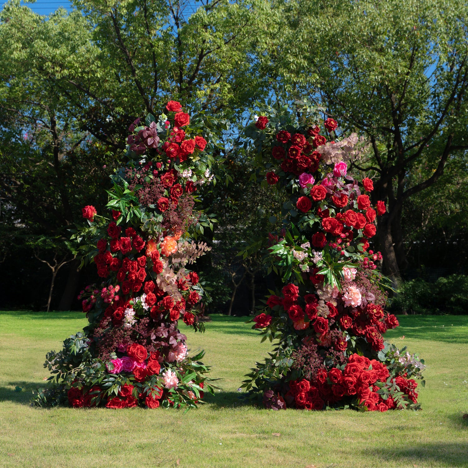 Blaze：Wedding Party Background Floral Arch Decoration Including Frame