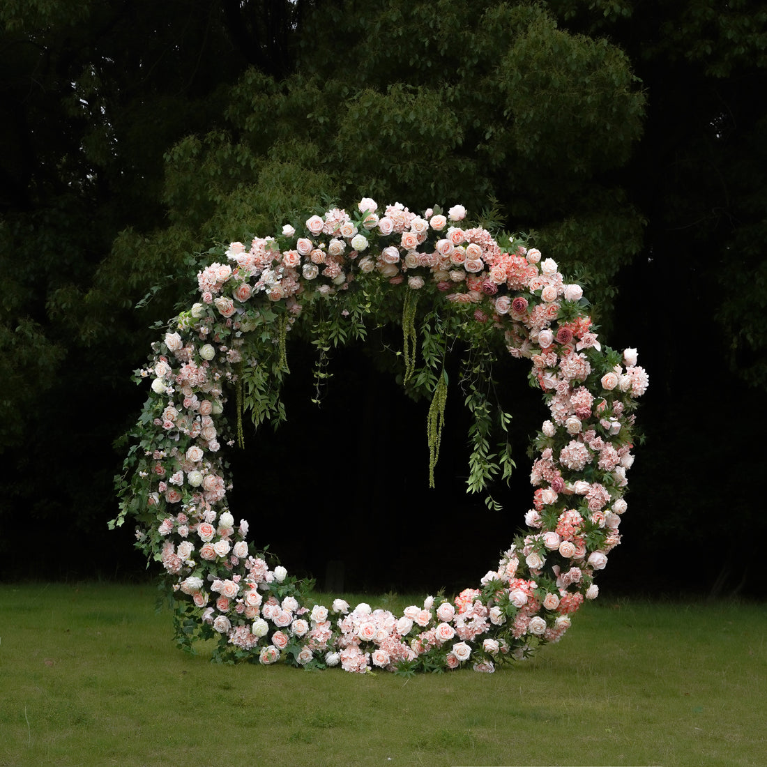 Amorose   New Wedding Party Background Floral Arch Decoration  Including Frame