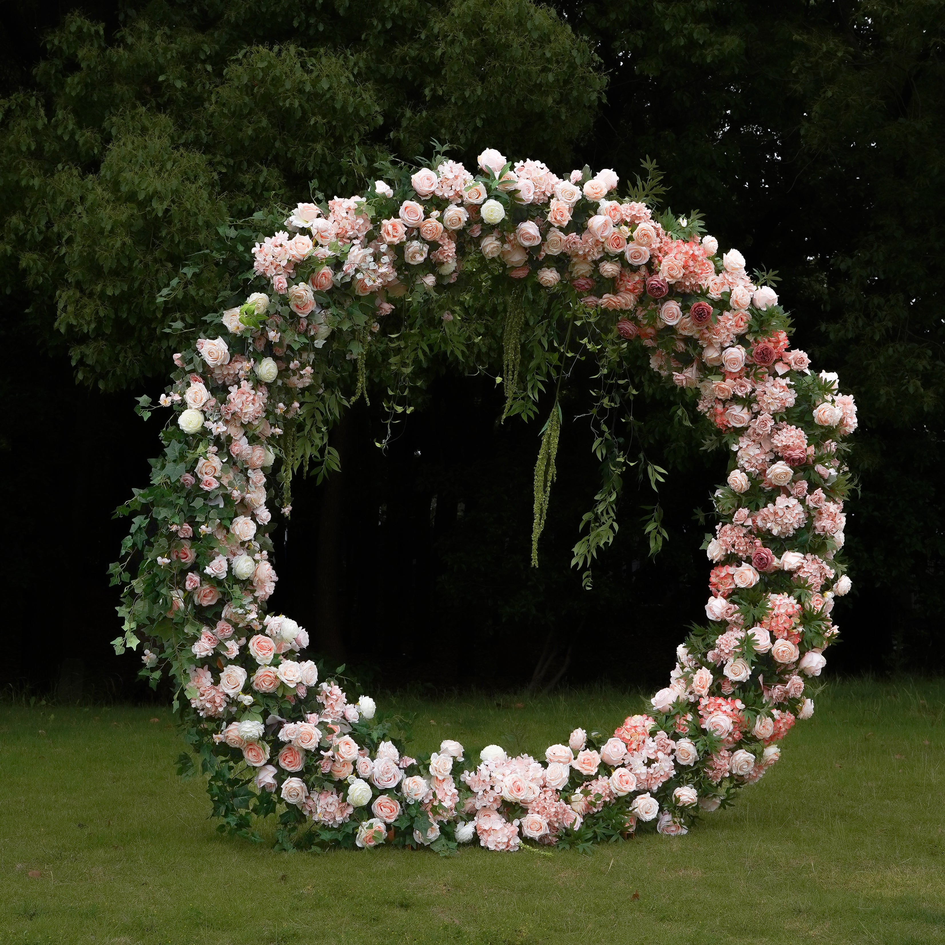 Amorose   New Wedding Party Background Floral Arch Decoration  Including Frame