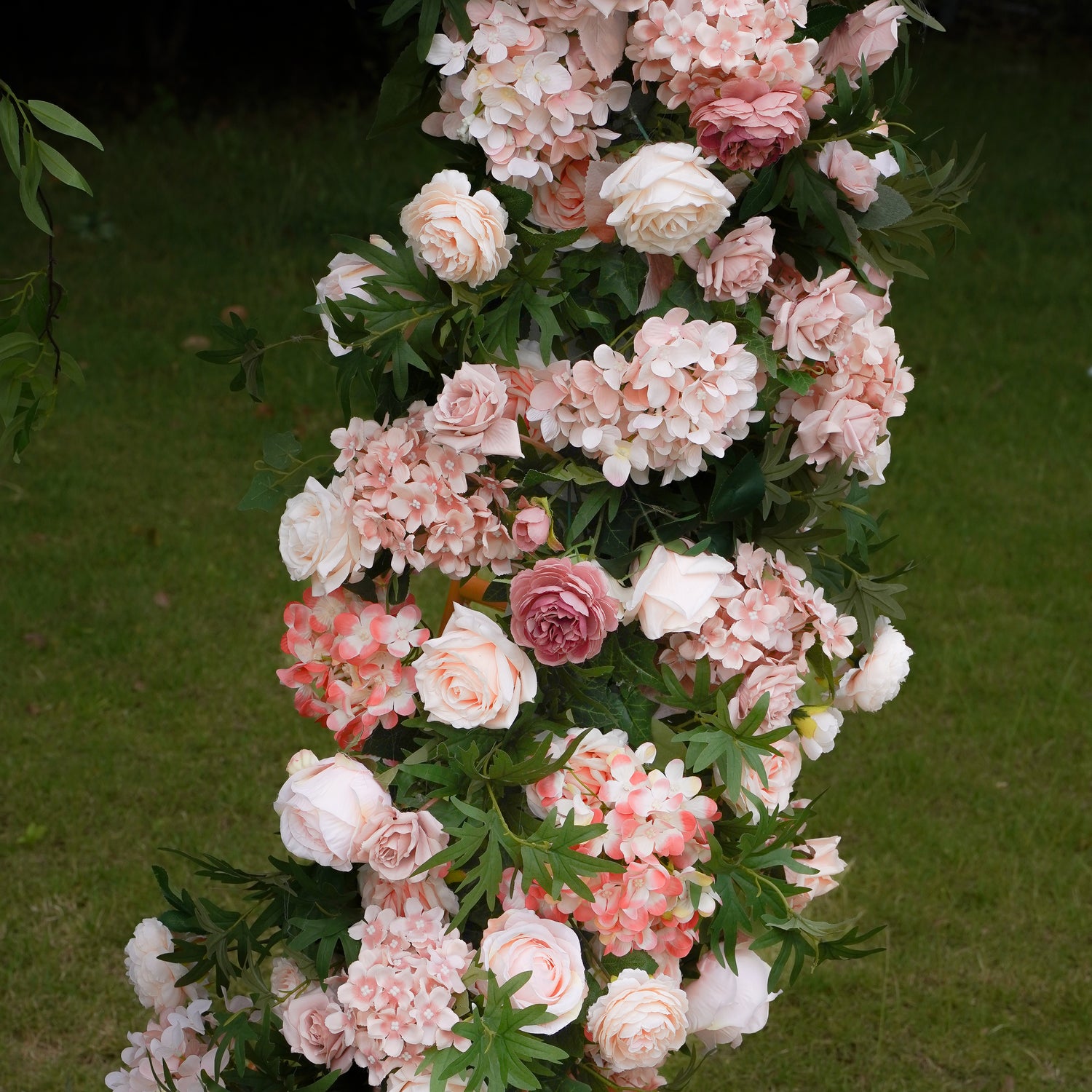 Amorose   New Wedding Party Background Floral Arch Decoration  Including Frame