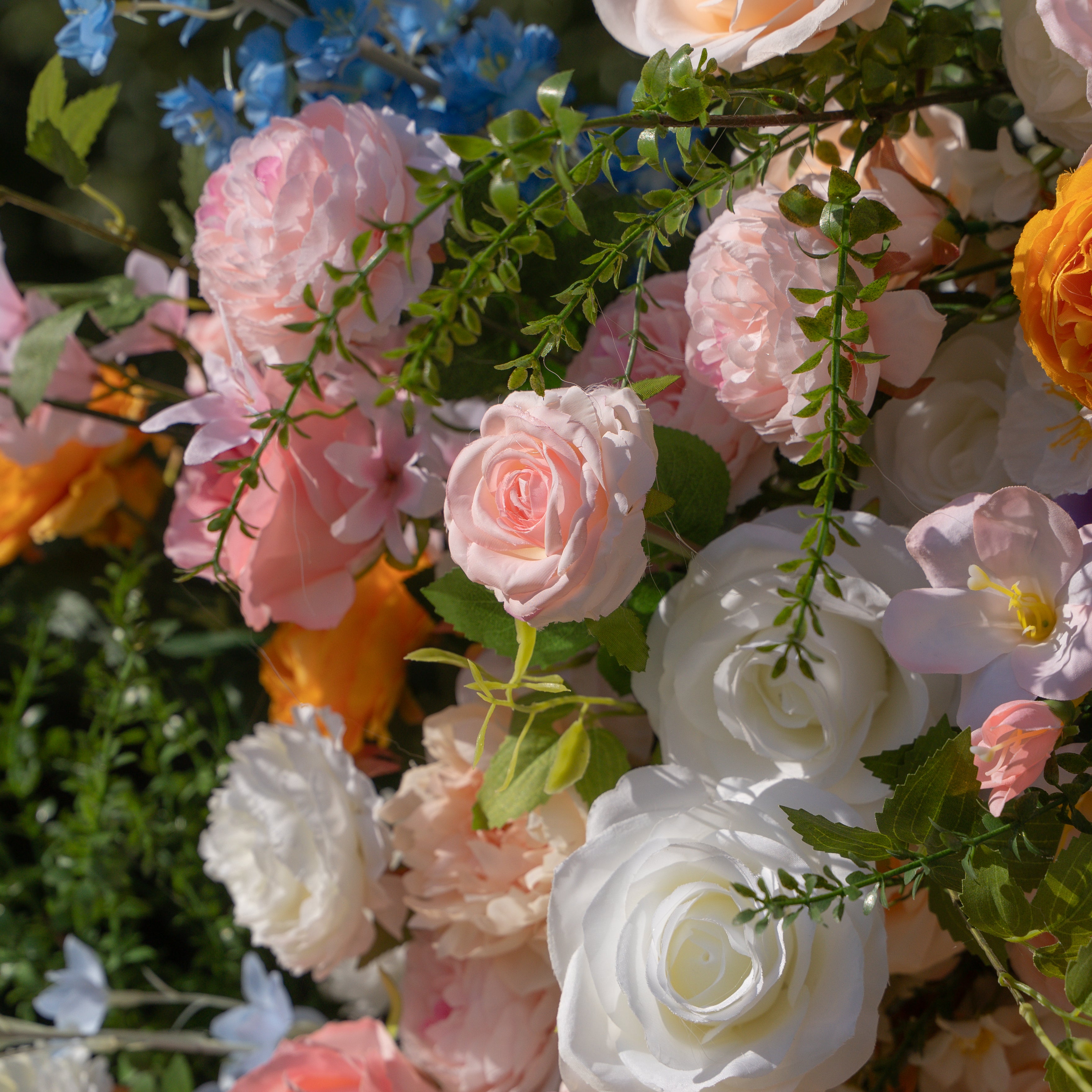 Bloom ：Wedding Party Background Floral Arch Decoration (Including Frame)