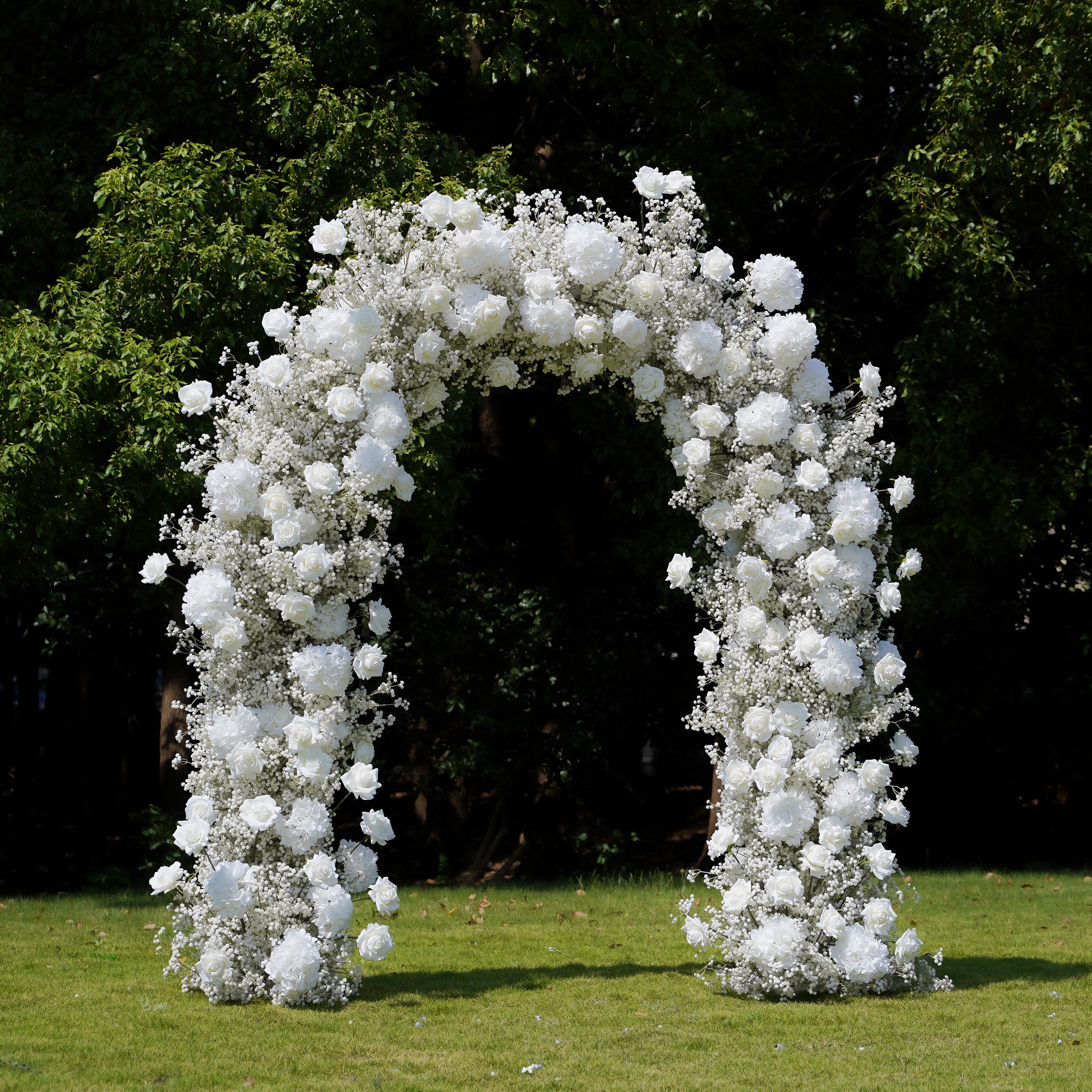 Cloud Wedding Party Background Floral Arch Decoration Including Frame