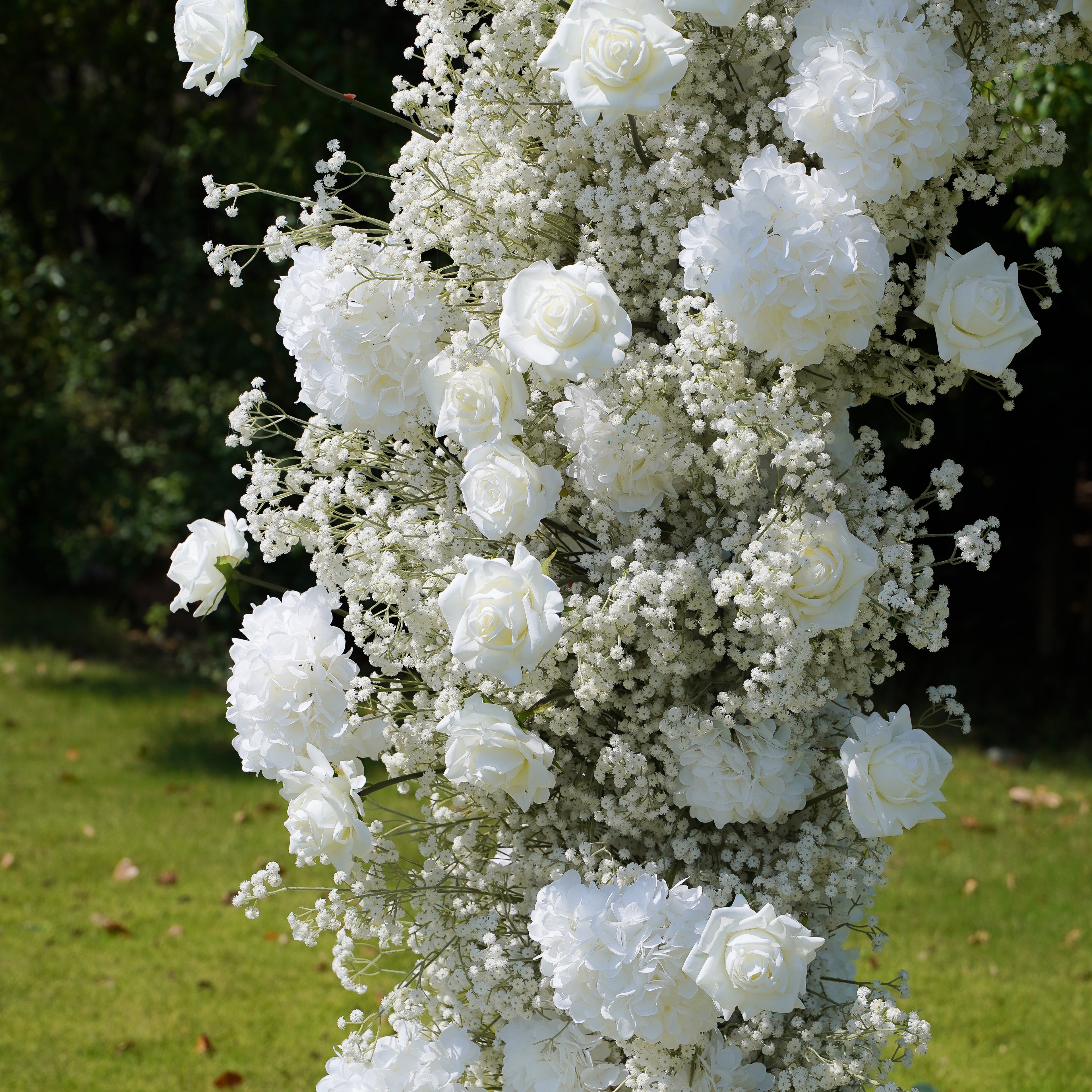 Cloud Wedding Party Background Floral Arch Decoration Including Frame
