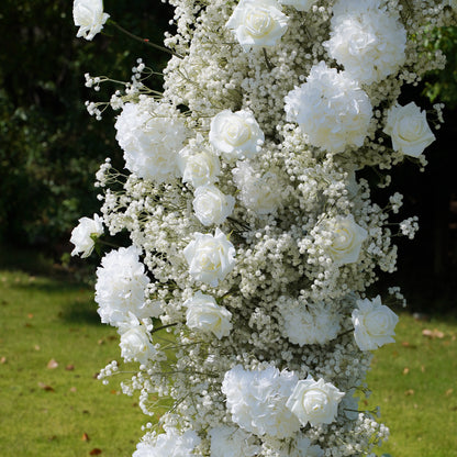 Cloud Wedding Party Background Floral Arch Decoration Including Frame