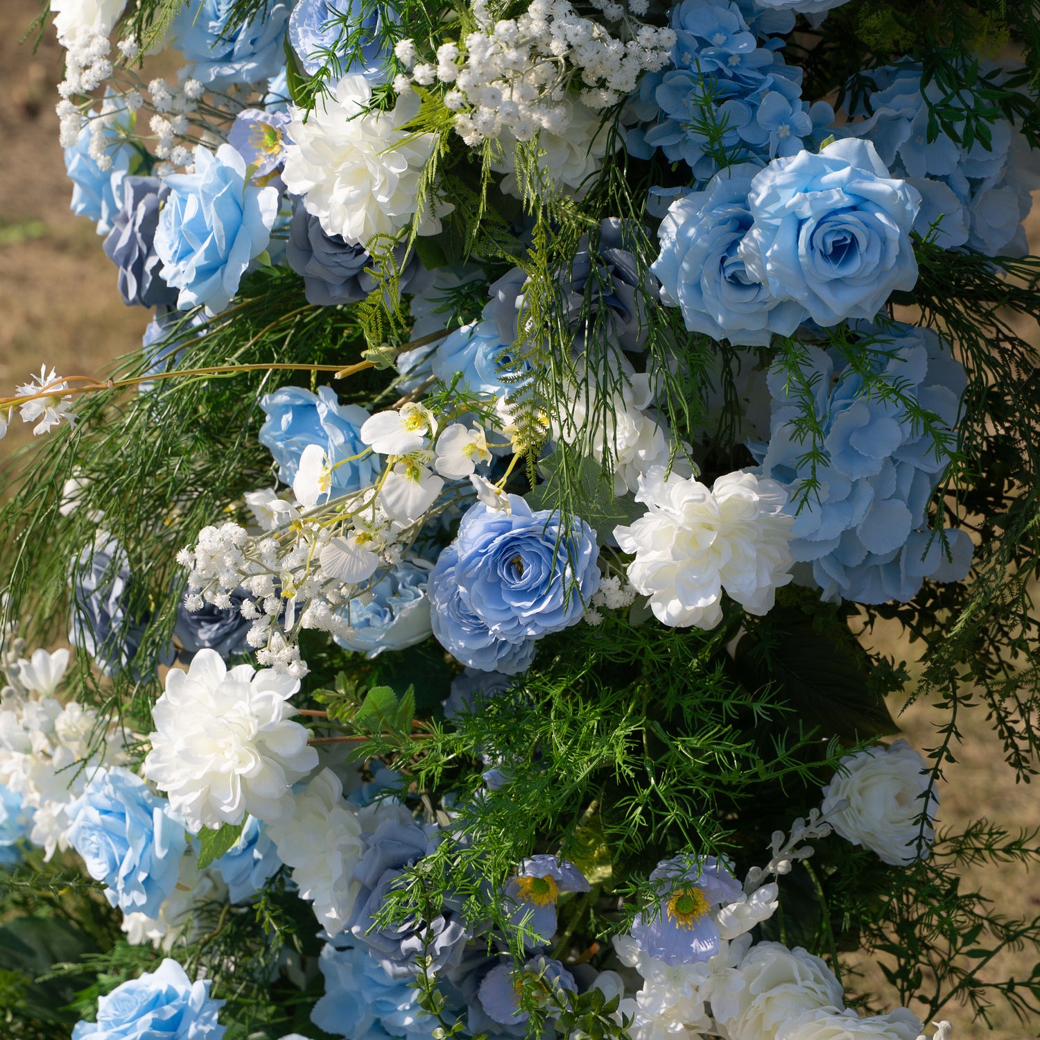 Elia Wedding Party Background Floral Arch Decoration Including Frame