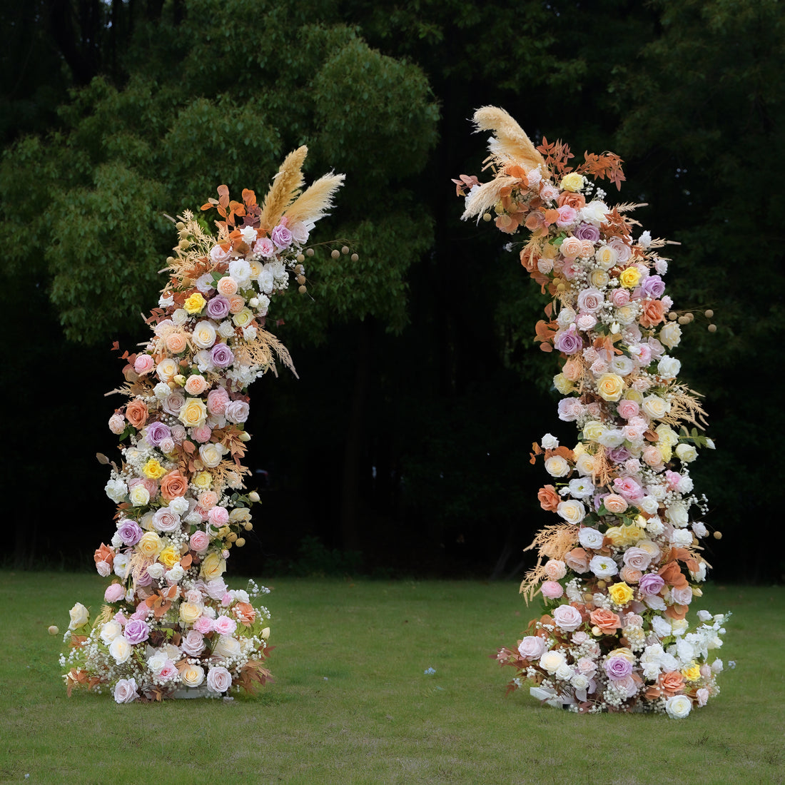Dream Wedding Party Background Floral Arch Decoration  Including Frame