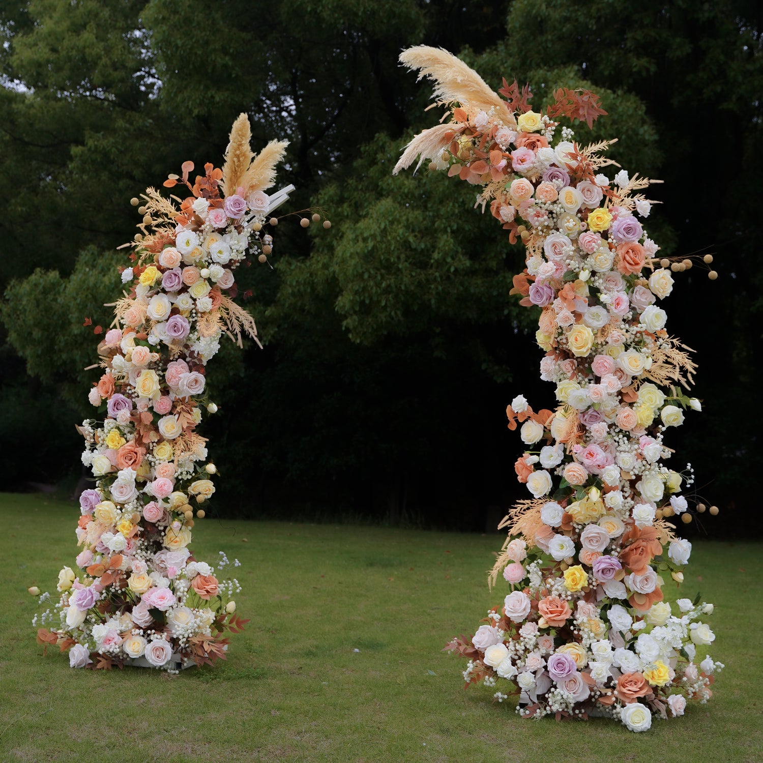 Dream Wedding Party Background Floral Arch Decoration  Including Frame