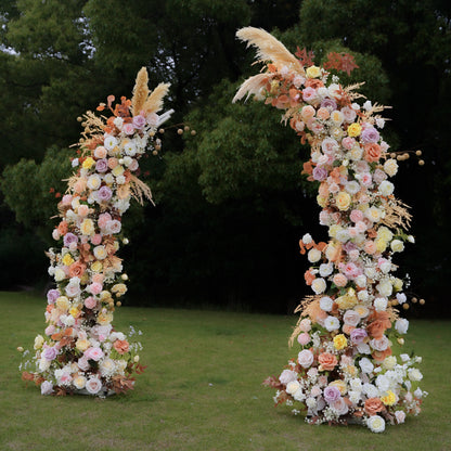 Dream Wedding Party Background Floral Arch Decoration  Including Frame