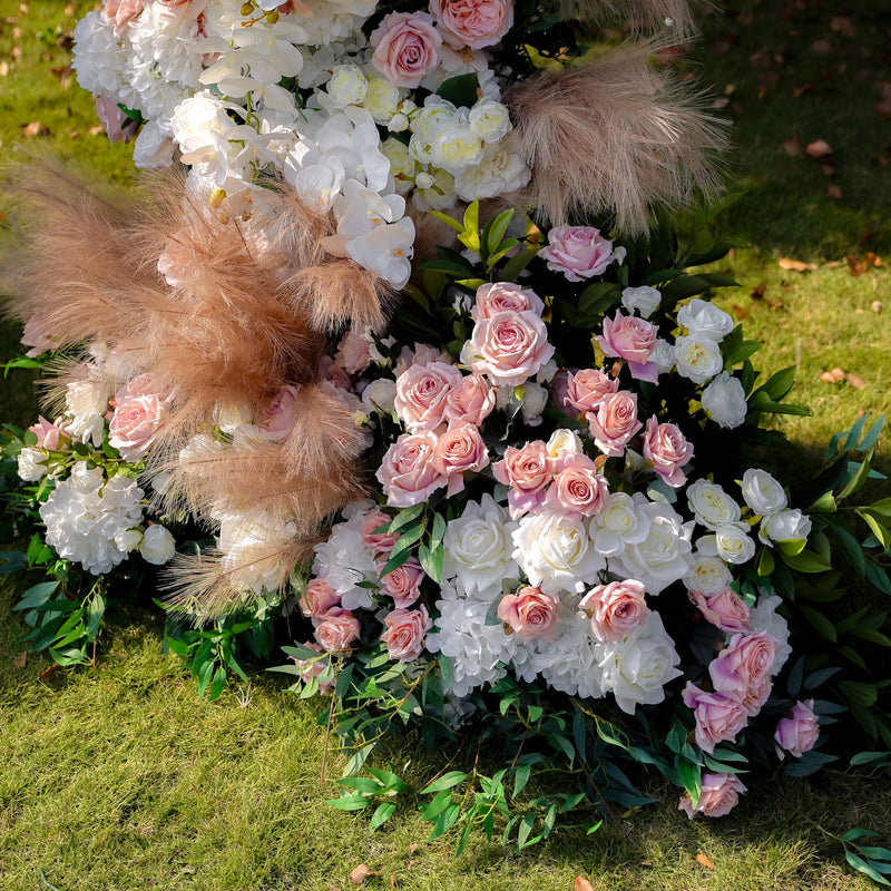 Reed Wedding Party Background Floral Arch Decoration Including Frame