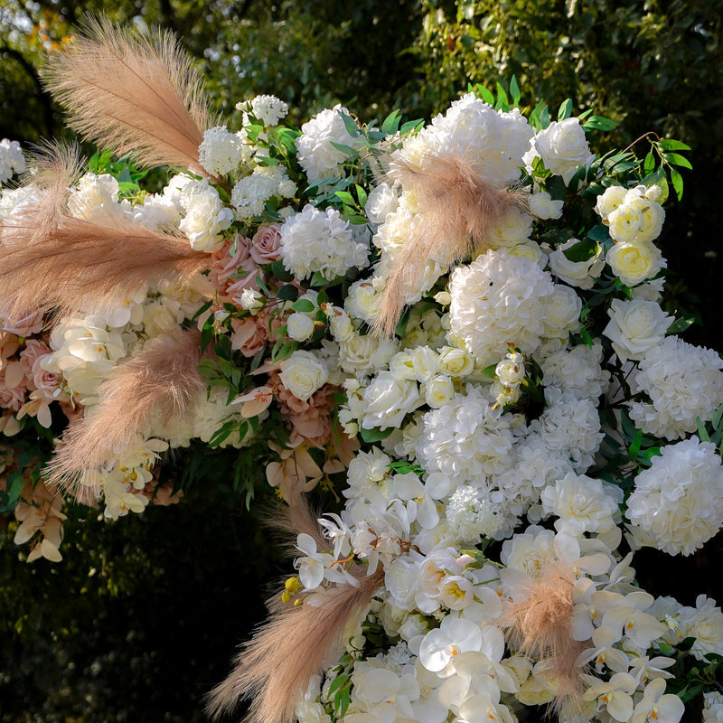 Reed Wedding Party Background Floral Arch Decoration Including Frame
