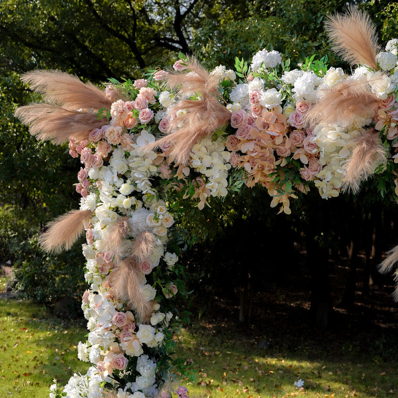 Reed Wedding Party Background Floral Arch Decoration Including Frame