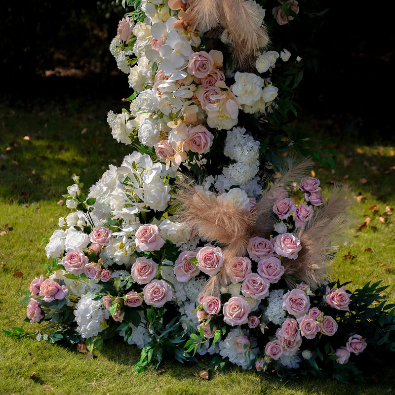 Reed Wedding Party Background Floral Arch Decoration Including Frame