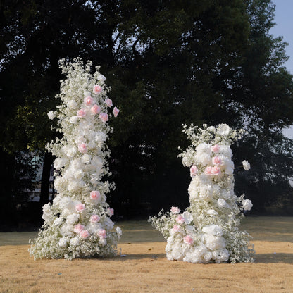 Dove Wedding Party Background Floral Arch Decoration Including Frame