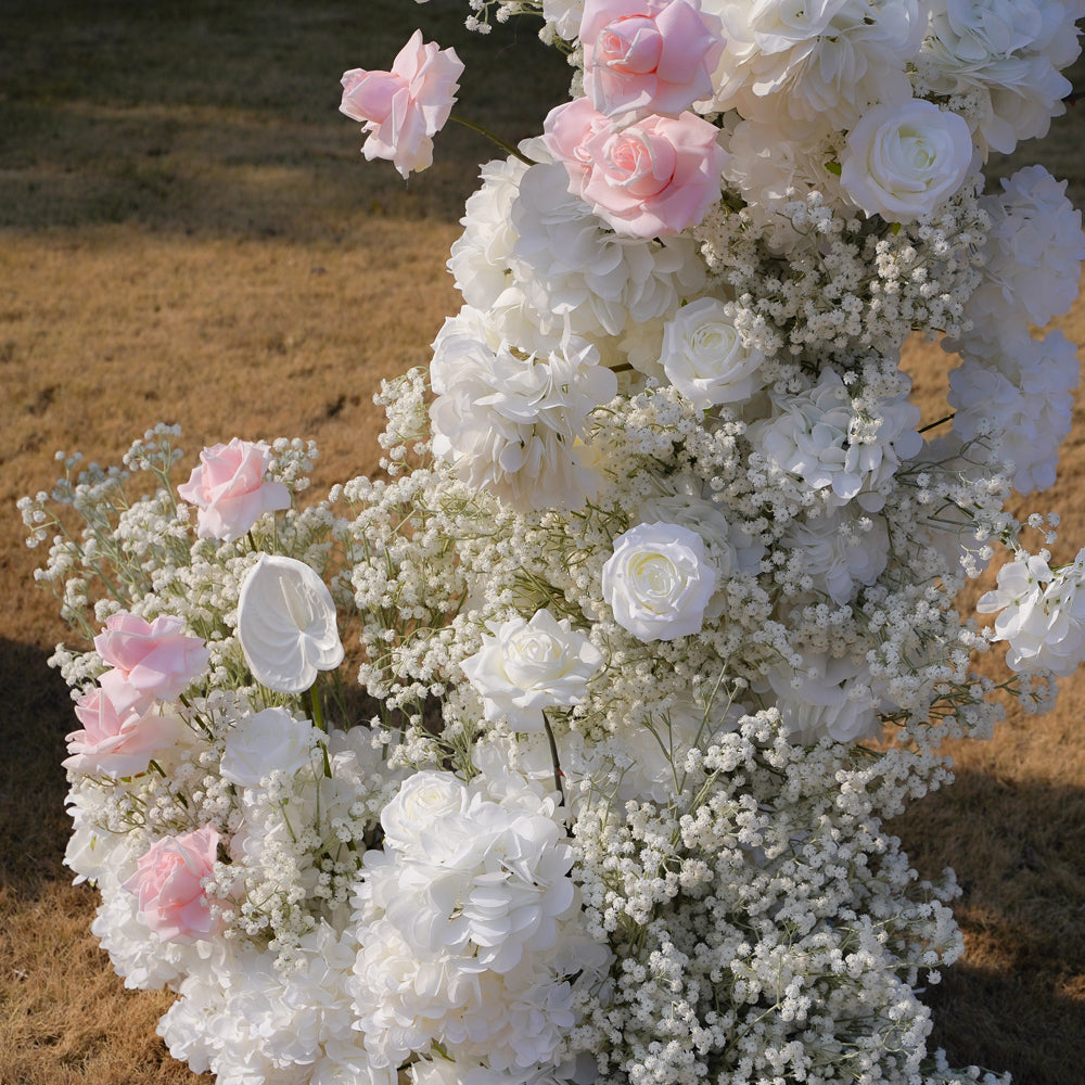 Dove Wedding Party Background Floral Arch Decoration Including Frame