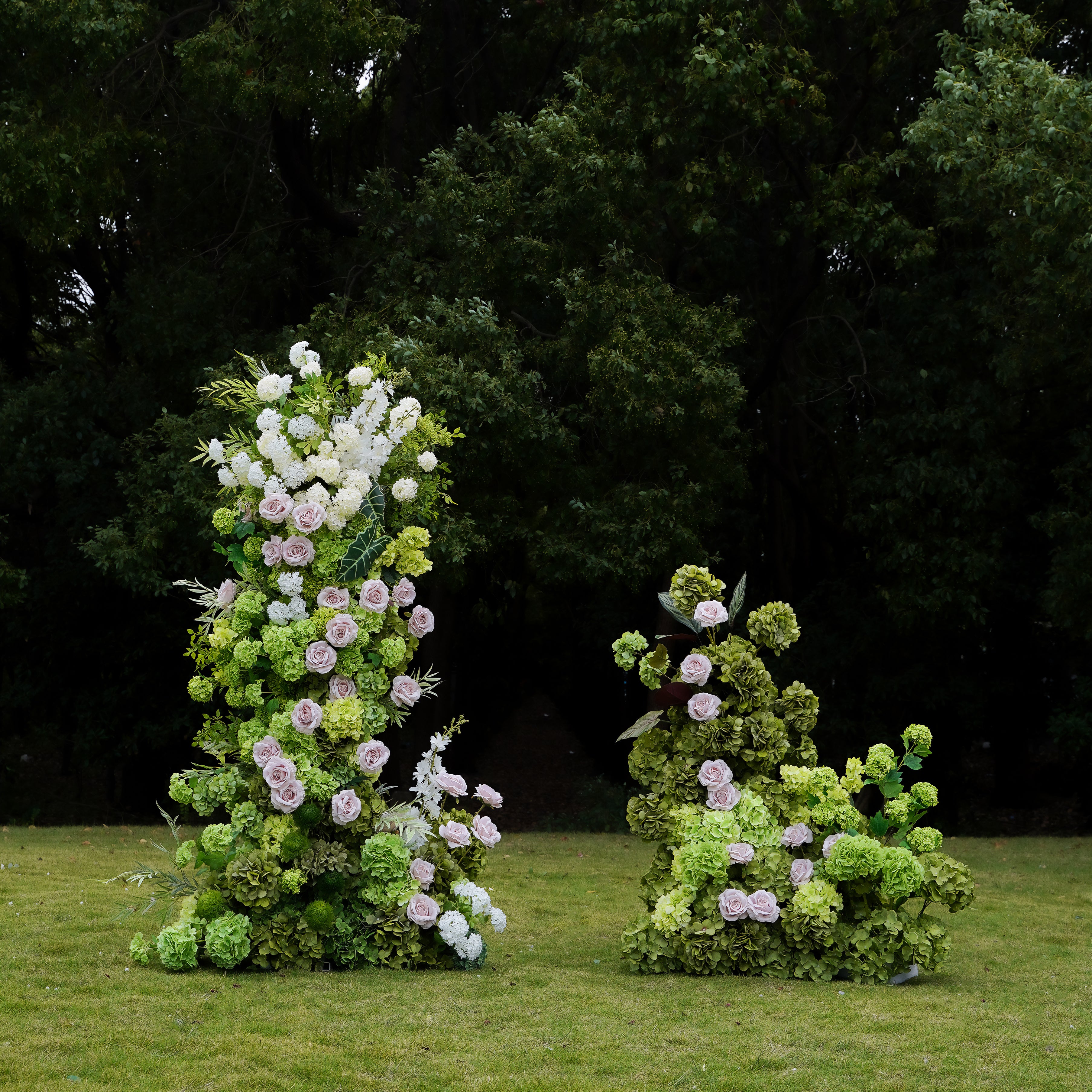Mint：Wedding Party Background Floral Arch Decoration Including Frame