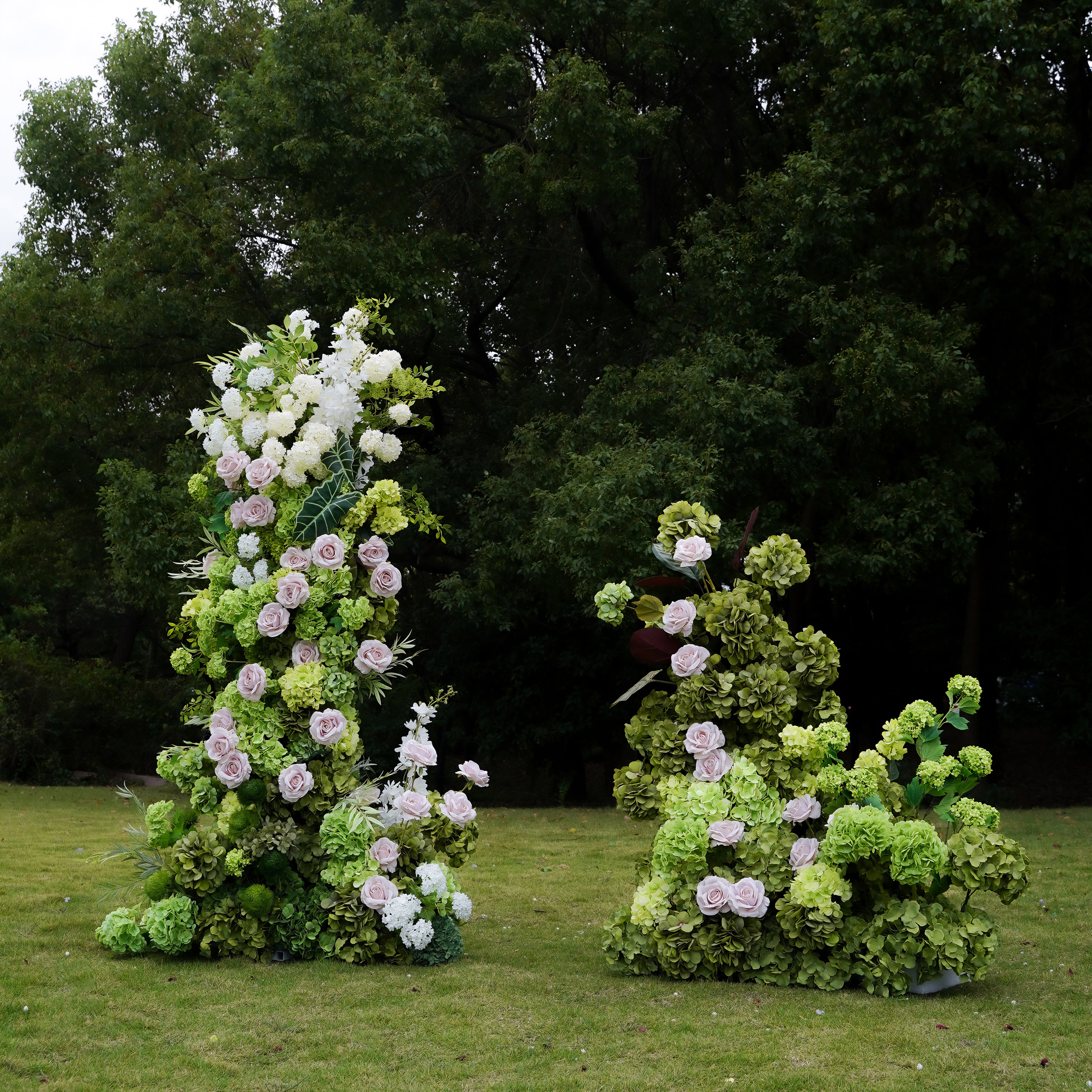 Mint：Wedding Party Background Floral Arch Decoration Including Frame
