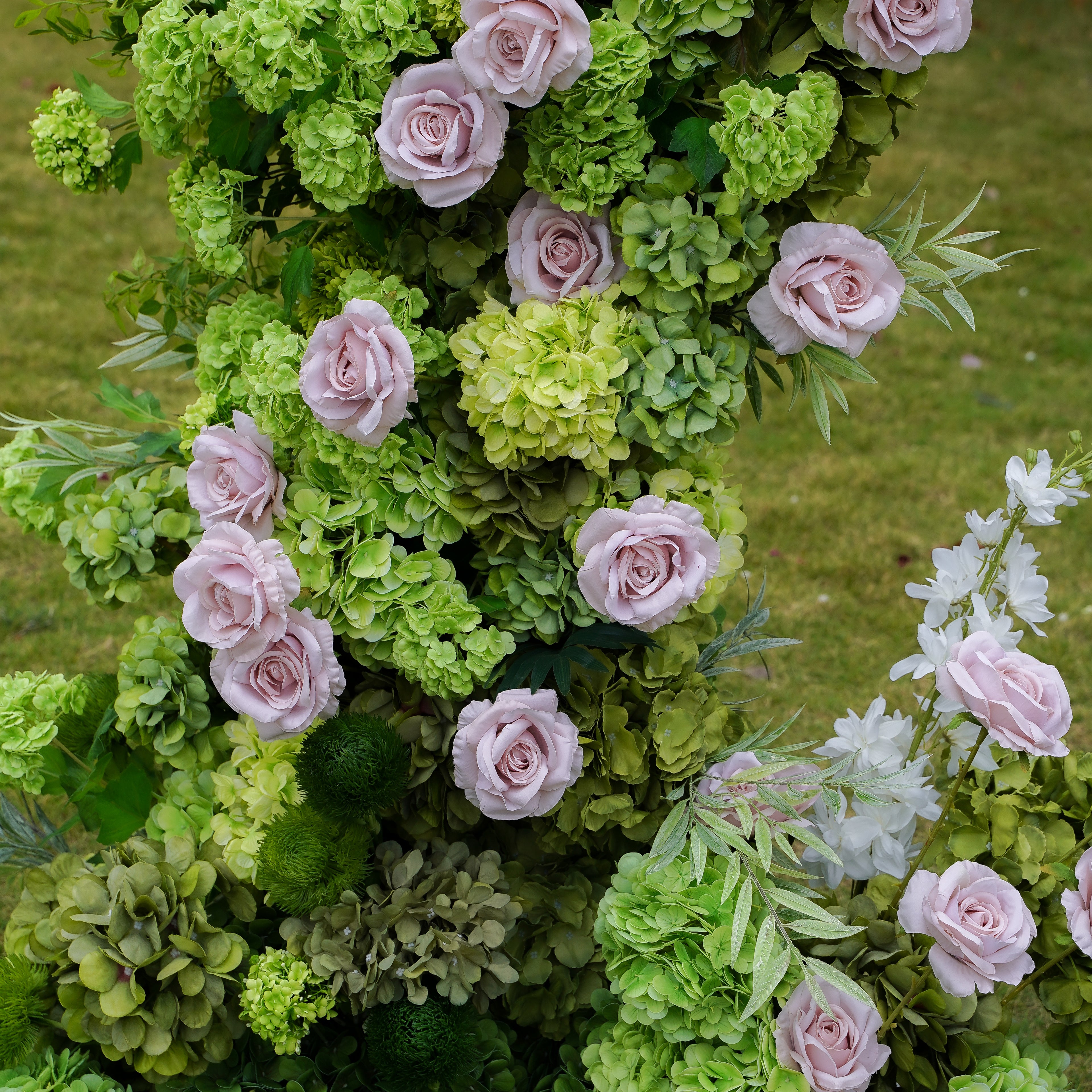 Mint：Wedding Party Background Floral Arch Decoration Including Frame