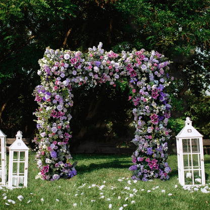 Iris：Wedding Party Background Floral Arch Decoration Including Frame