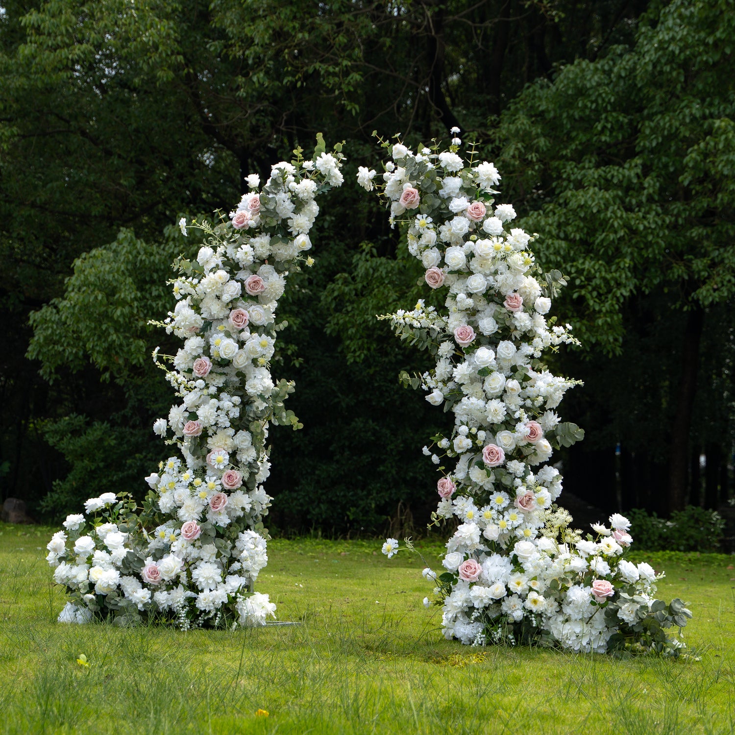 Pure : New Wedding Party Background Floral Arch Decoration  Including Frame