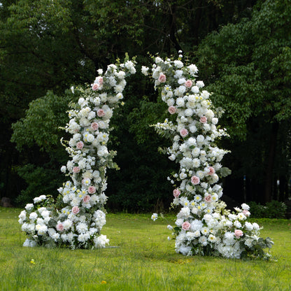 Pure : New Wedding Party Background Floral Arch Decoration  Including Frame