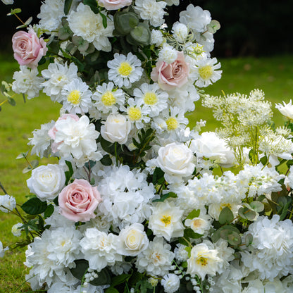 Pure : New Wedding Party Background Floral Arch Decoration  Including Frame