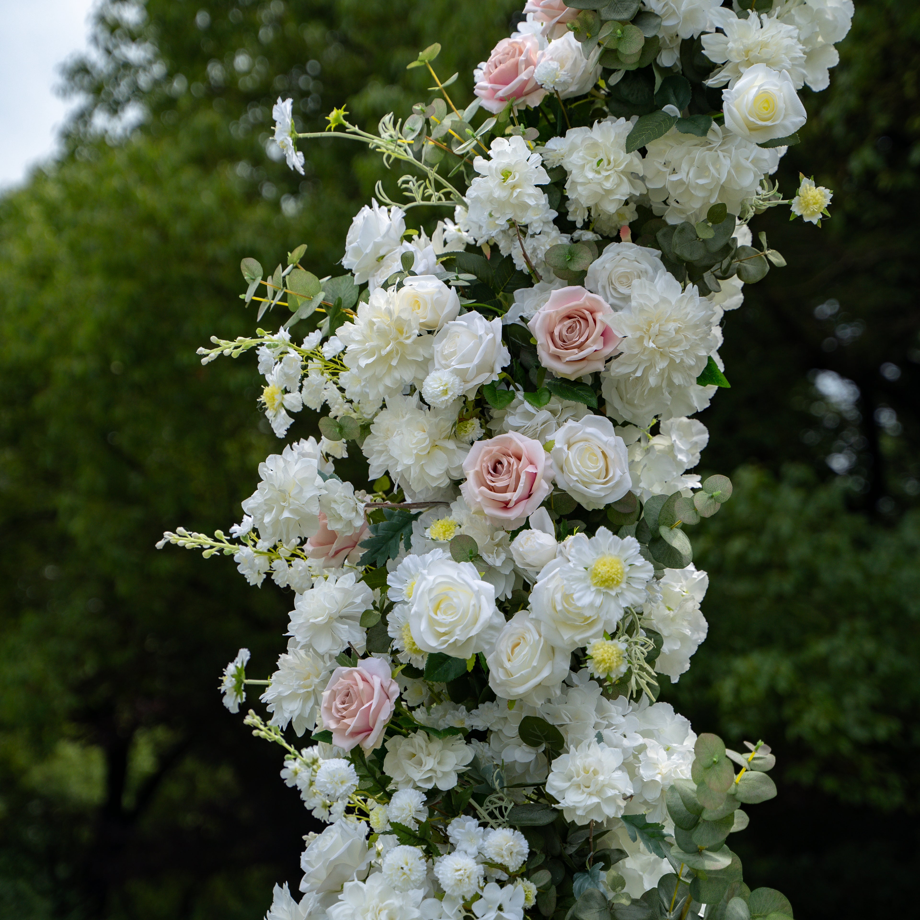 Pure : New Wedding Party Background Floral Arch Decoration  Including Frame