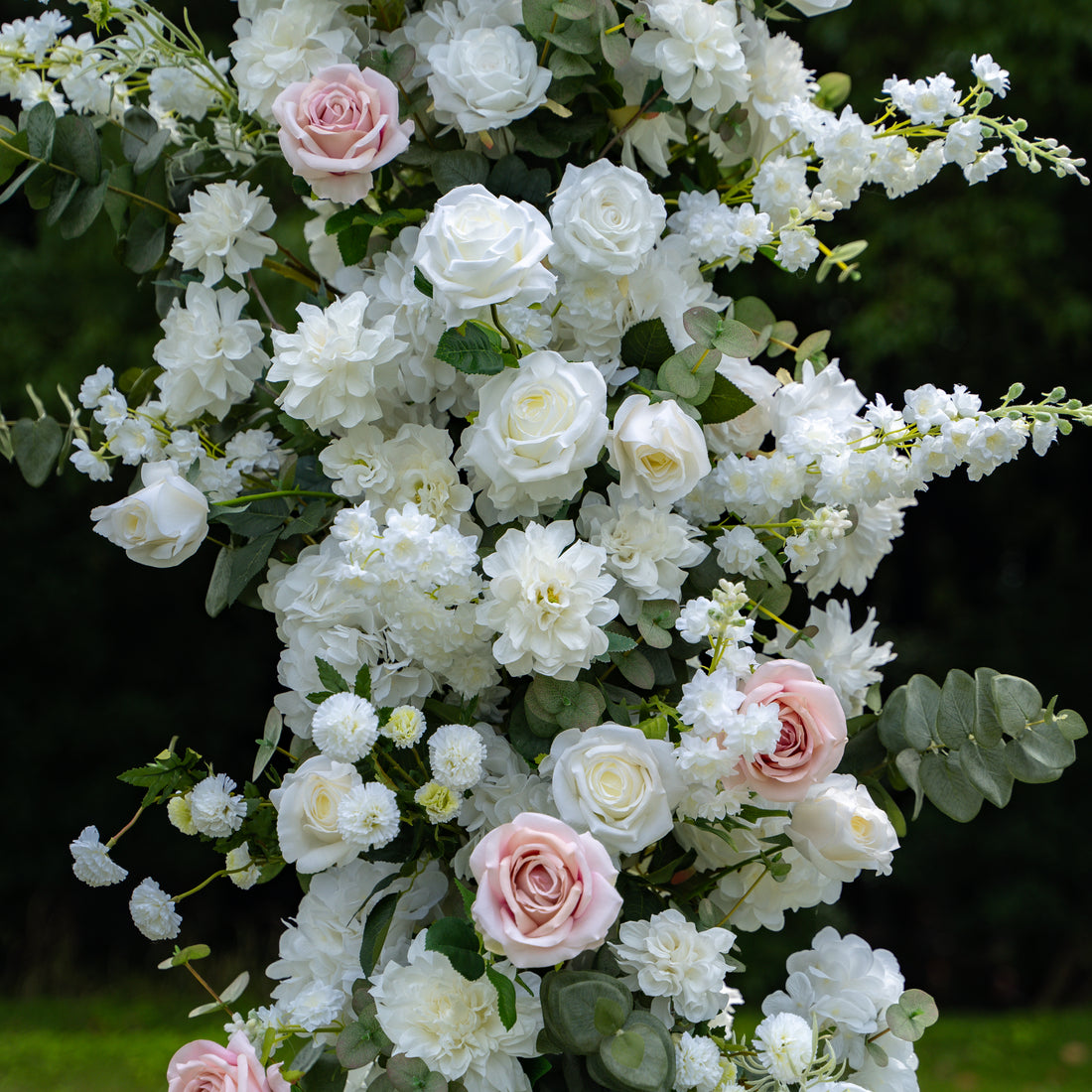 Pure : New Wedding Party Background Floral Arch Decoration  Including Frame
