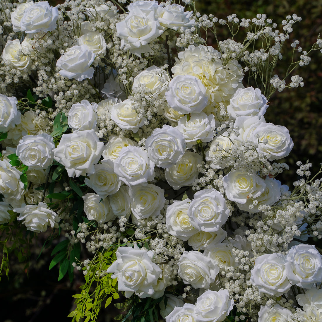 Pearl：Wedding Party Background Floral Arch Decoration Including Frame