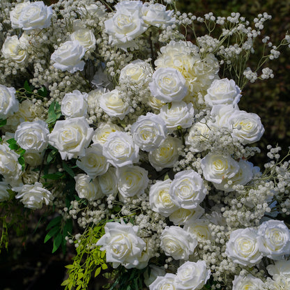 Pearl：Wedding Party Background Floral Arch Decoration Including Frame