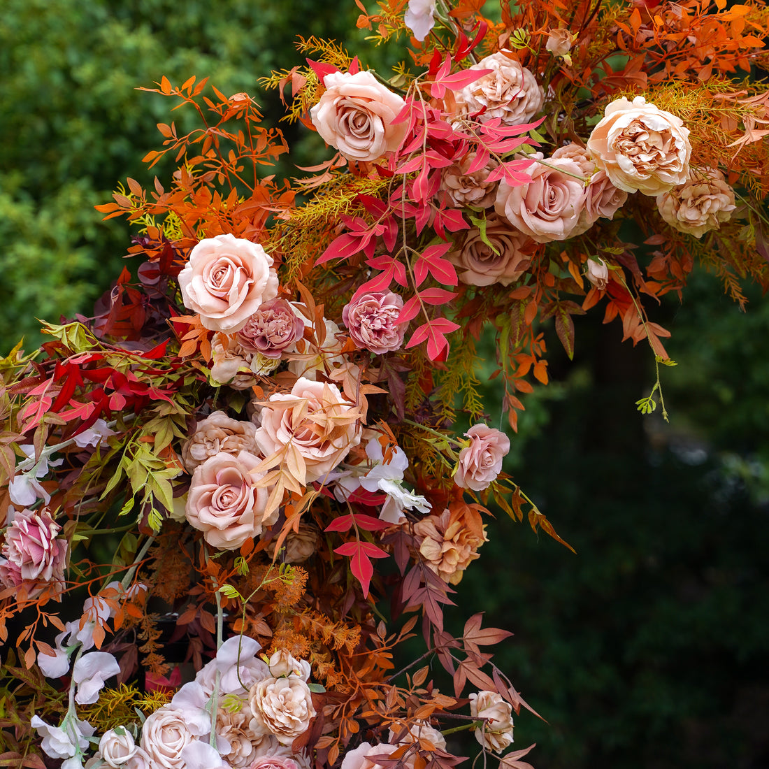Maple  New Wedding Party Background Floral Arch Decoration Including Frame