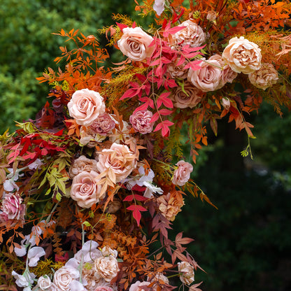 Maple  New Wedding Party Background Floral Arch Decoration Including Frame