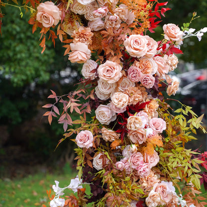 Maple  New Wedding Party Background Floral Arch Decoration Including Frame