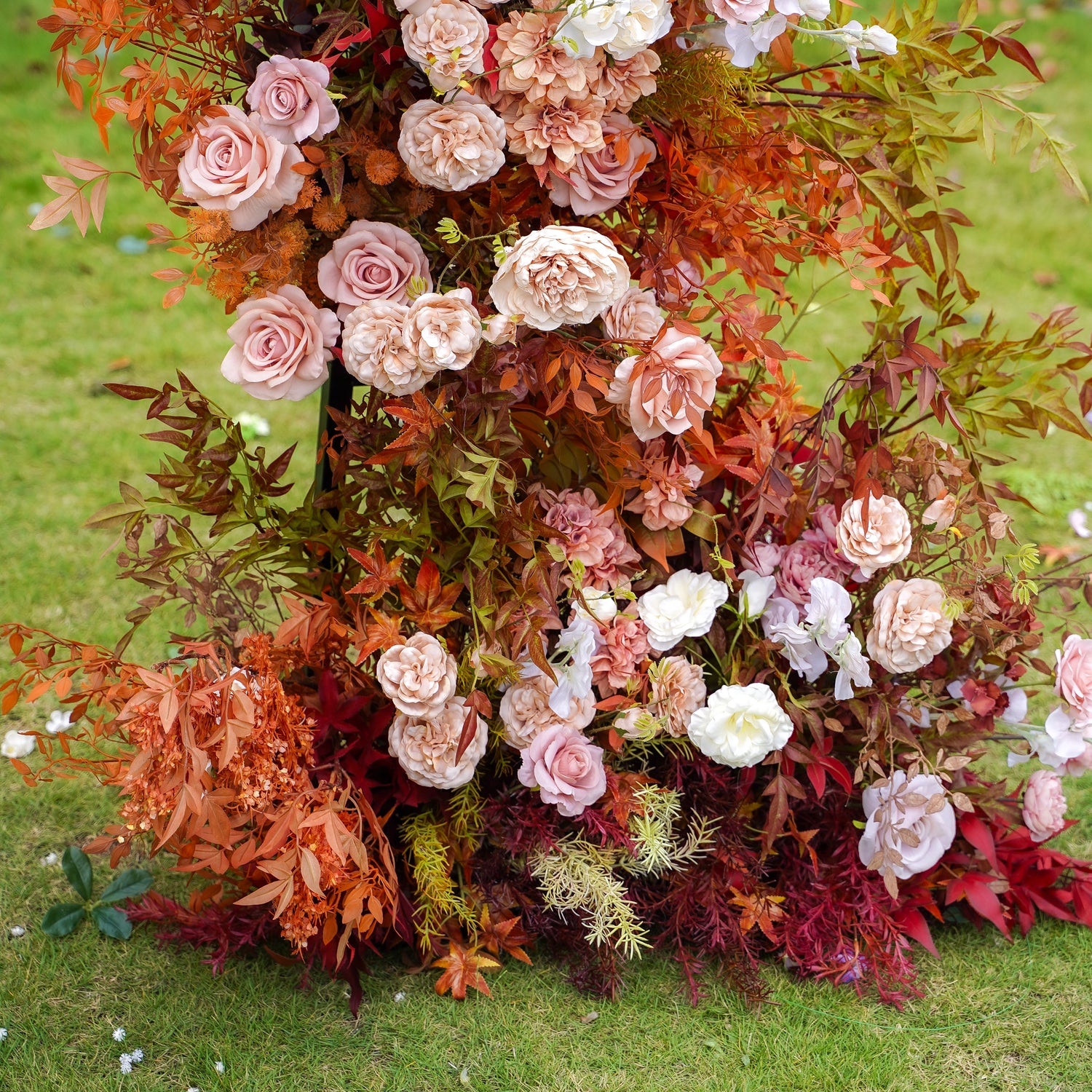 Maple  New Wedding Party Background Floral Arch Decoration Including Frame