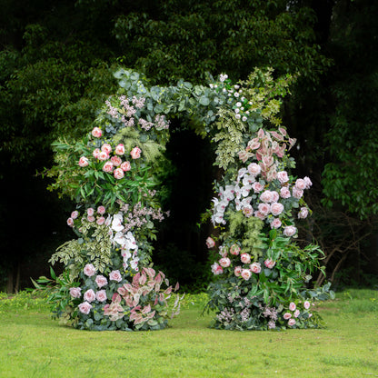Swift：Wedding Party Background Floral Arch Decoration (Including Frame)
