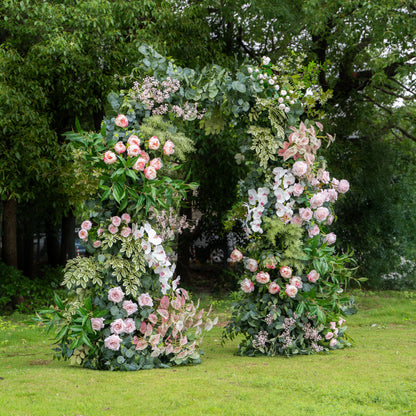 Swift：Wedding Party Background Floral Arch Decoration (Including Frame)